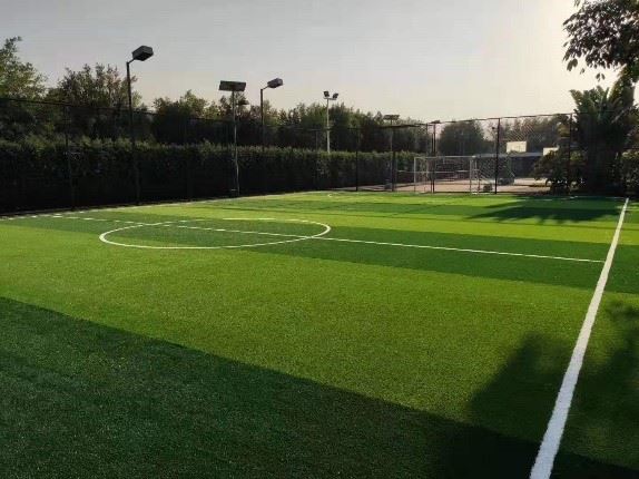 a beautiful footbal ground is done